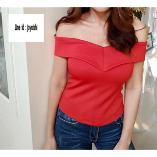 ❤️Emily Top  ✅สีแดง