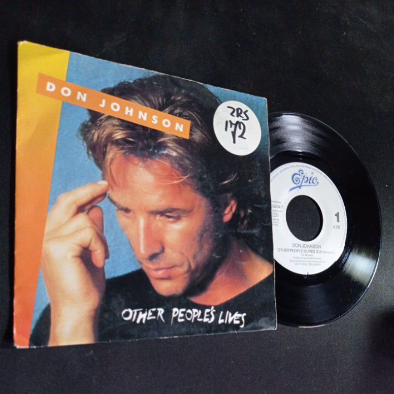 แผ่นเสียง 7 นิ้ว ศิลปิน Pop Rock Don Johnson ทดลองฟังได้ครับ