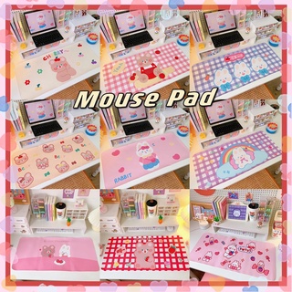 🌸 พร้อมส่ง - แผ่นรองเม้าท์ แผ่นรองโน็ตบุค mouse pad แผ่นรองคอม