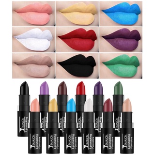 ลิปสติก ฮาโลวีน  สี ดำ ขาว ม่วง เขียว แดง Lip Lipstick Black White Purple Green Red Scary Sexy Halloween Make up