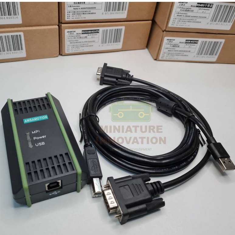 สาย Link Siemens โหลดโปรแกรม PLC ยี่ห้อ Siemens รุ่น 6ES7972-0CB20-0XA0 สำหรับ S7-200/300/400 (MI-Li