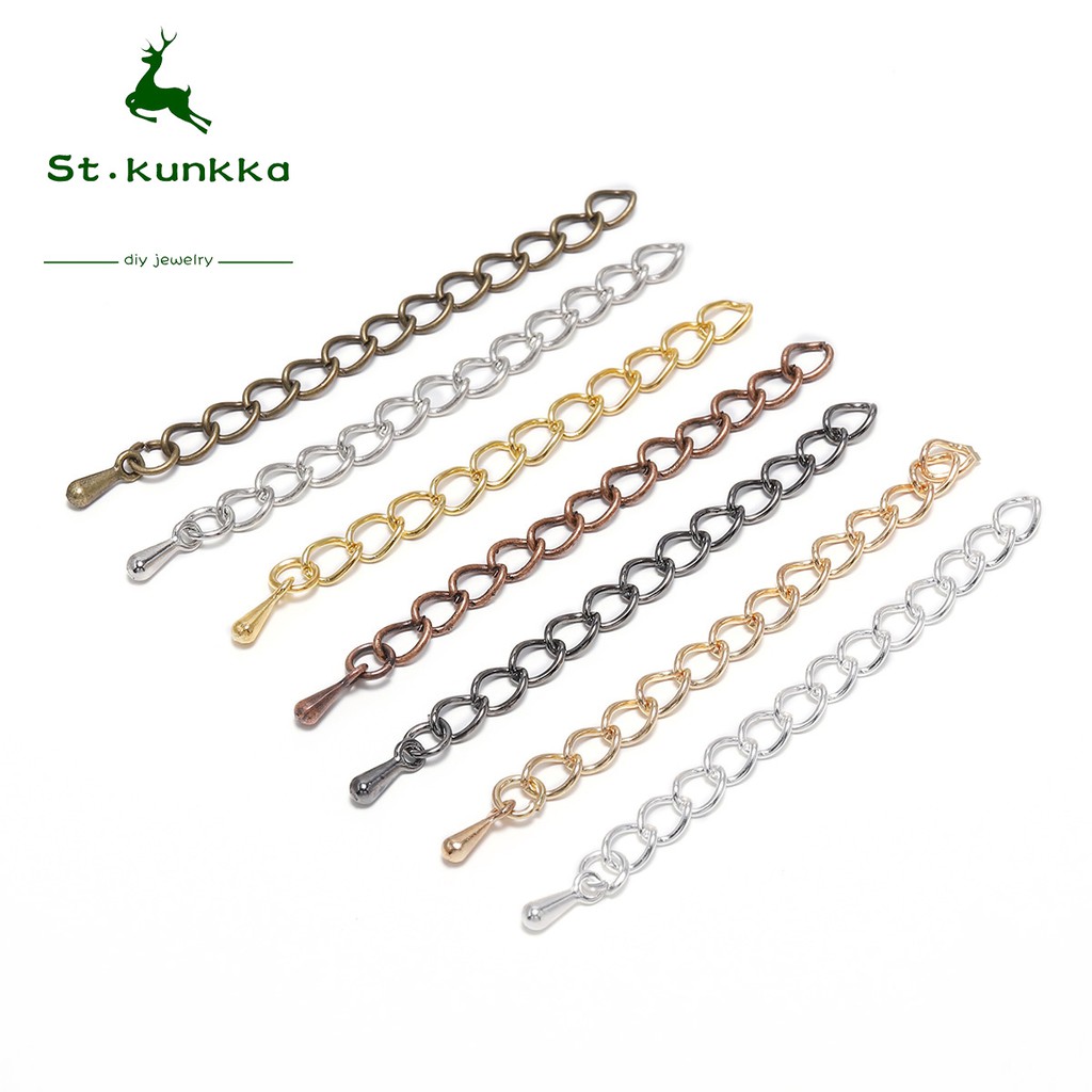 โทน ขั้วต่อโซ่หาง  - สีเงิน/ทอง (20 ชิ้น/ล็อต 50 มม. x 70 มม.)
