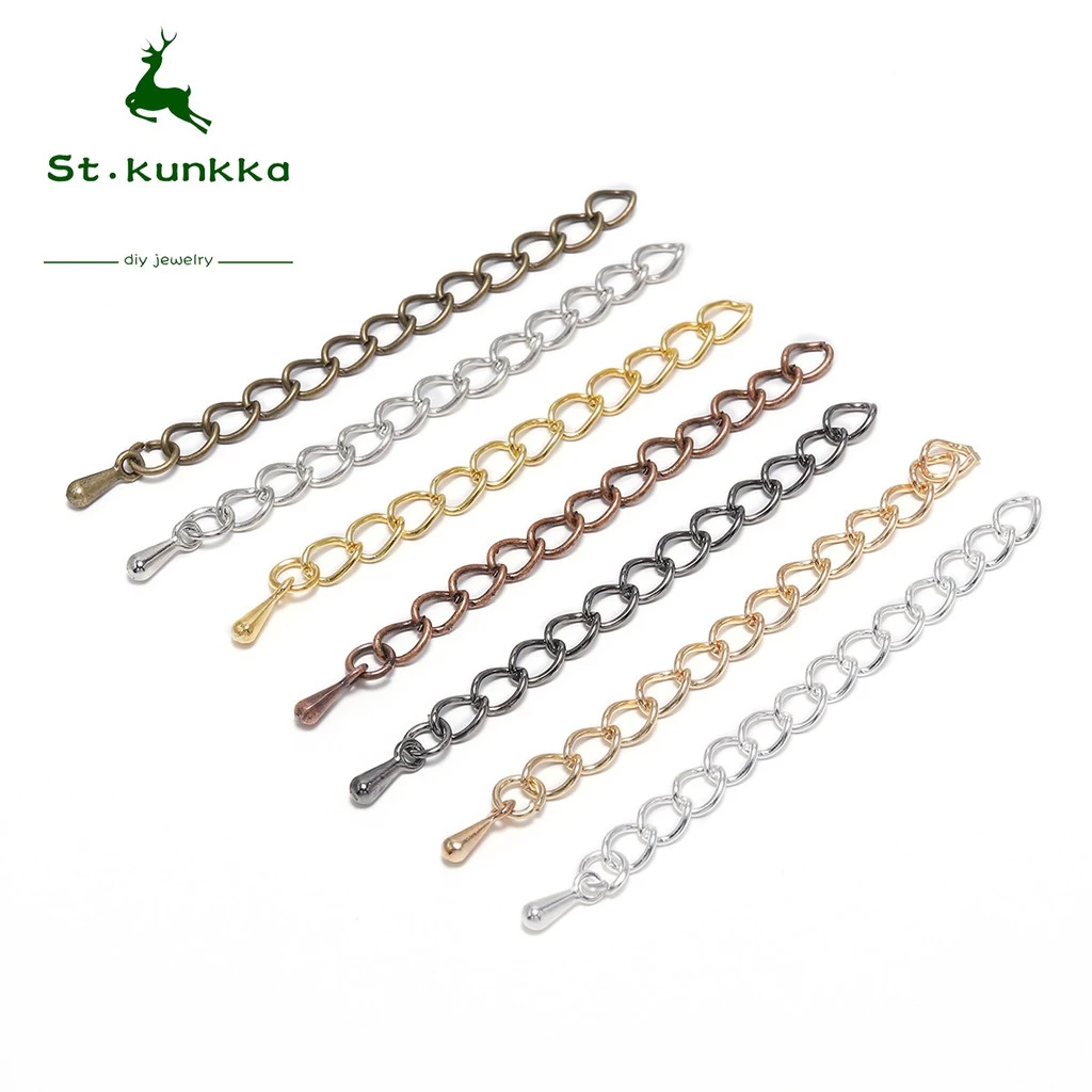 โทน ขั้วต่อโซ่หาง - สีเงิน/ทอง (20 ชิ้น/ล็อต 50 มม. x 70 มม.)