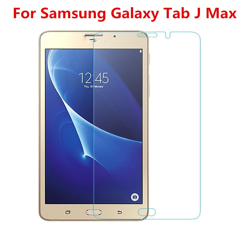 HD กระจกนิรภัยสําหรับ Samsung Galaxy Tab J Max JMAX jmax 7.0 7 นิ้วป้องกันหน้าจอ Anti Shatter แท็บเล