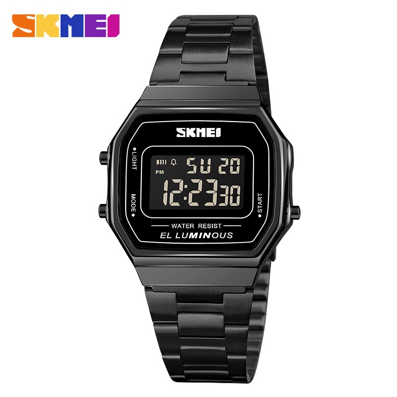 Skmei 1647 นาฬิกาข้อมืออิเล็กทรอนิกส์ ทรงสี่เหลี่ยม กันน้ํา สไตล์สปอร์ต แฟชั่นสําหรับผู้ชาย