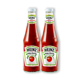  * พร้อมส่ง * ไฮนซ์ ซอสมะเขือเทศ 600 กรัม x 2 ขวด Heinz Tomato Sauce 600 g x 2