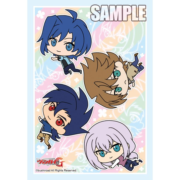 Bushiroad Sleeve Collection Extra Mini Cardfight!! Vanguard Q4 ～Rubber Q～ - VG, แวนการ์ด, ซองการ์ด, 