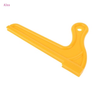 kiss Yellow Safety Hand Sawdust Wood Saw Push Stick for Carpentry Table Woodworking Tools Kit