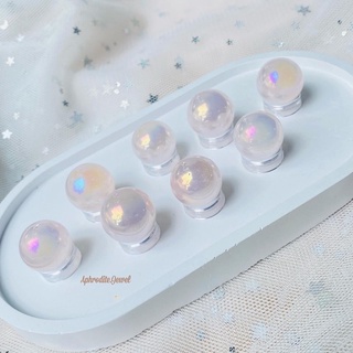 หินโรสควอทซ์ Rose quartz aura quartz