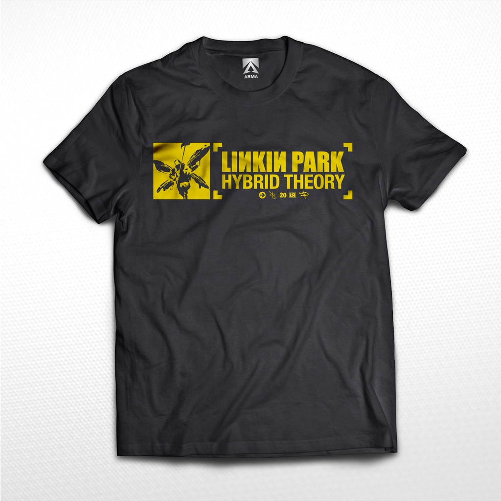 LINKIN PARK Hybrid Theory BAND T-SHIRT/เสื้อยืดเพลงหินโลหะ unisex distro เสื้อผ้า VINTAGE BAND T-SHIRT