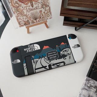 เคส Nintendo Switch IMD case  THE NORTH FACE เทรนด  ใส่ Dock ได้ เคสซิลิโคน  แข็งแรง กันกระแทกได้ดี ลายน่ารั