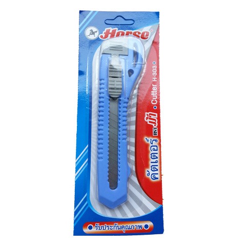 KTS (ศูนย์เครื่องเขียน) คัตเตอร์ ตราม้า H-303