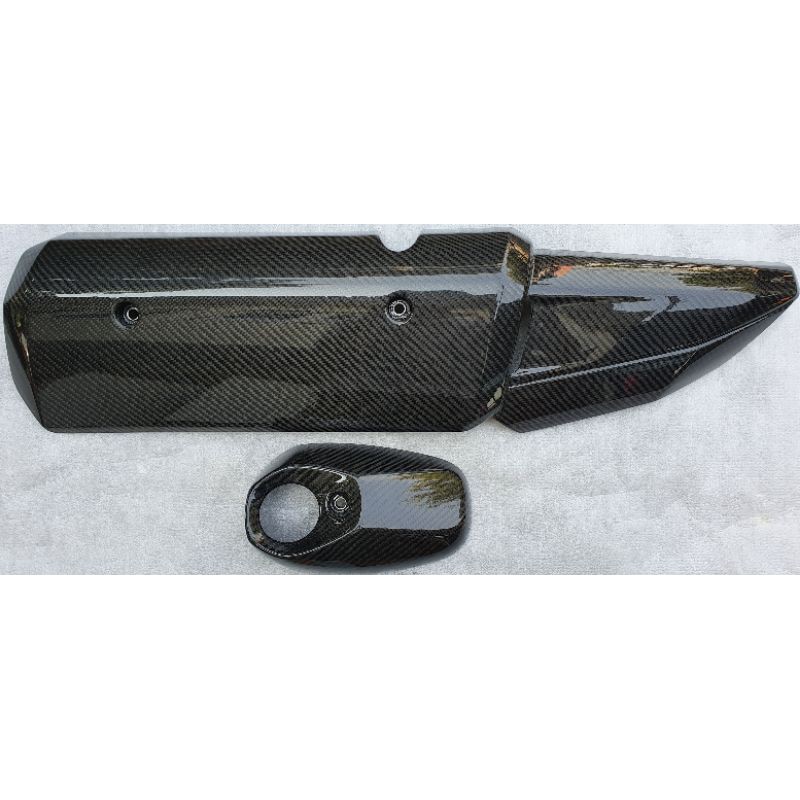 ครอบท่อ+ปลายท่อ xmax 300 (ปี2017-ปัจจุบัน) (แบบเดิม) เพียวคาร์บอนเคฟล่าแท้