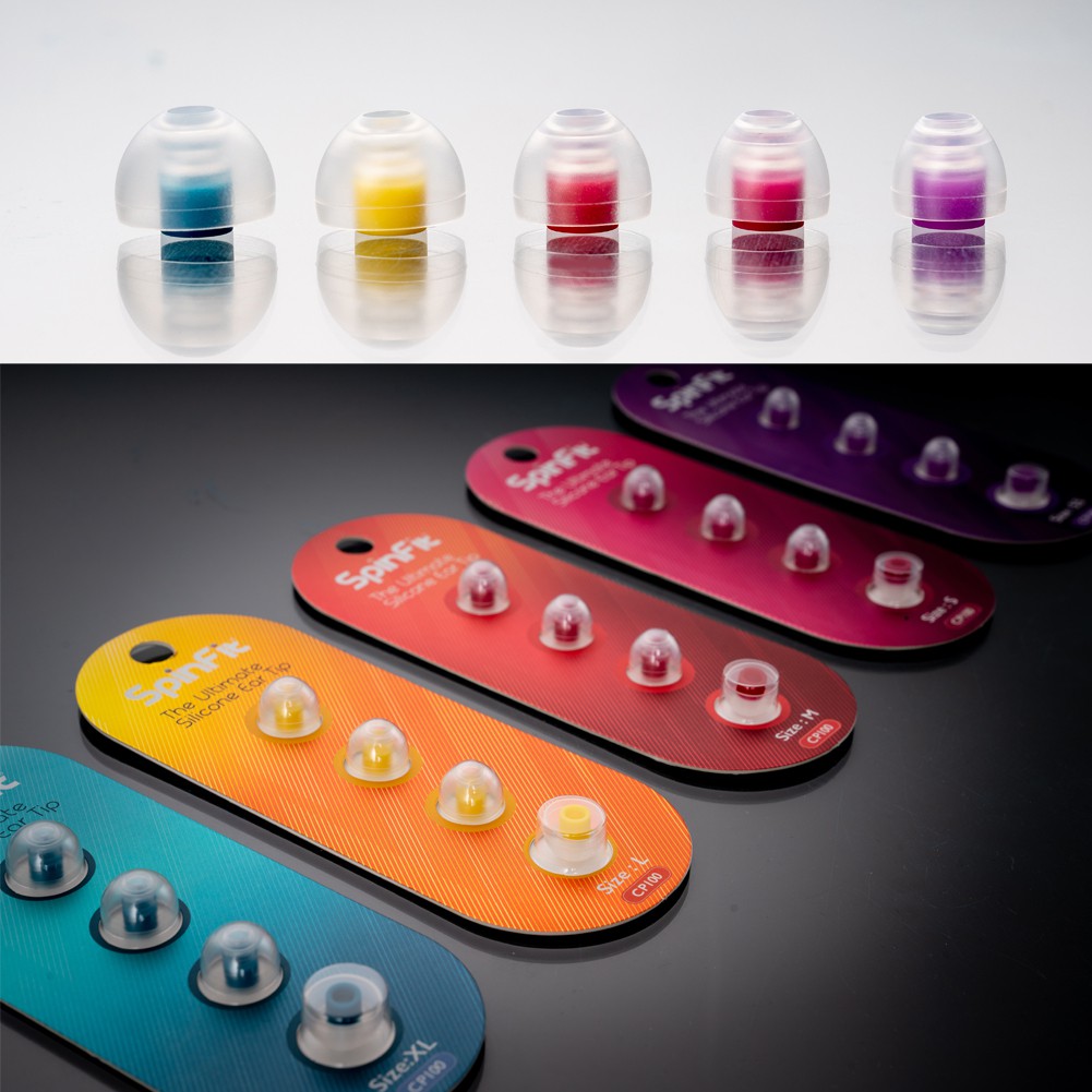 Spinfit CP100 V.2 จุกหูฟัง ซิลิโคน สำหรับหูฟัง In-Ear Monitors (IEMs) Silicone Eartips for Earphones