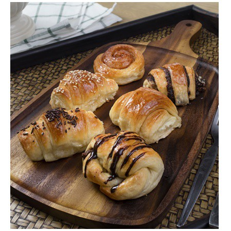 Mixed croissants 6 flavors(ครัวซองค์รวมรส 6 รสชาติ) by Felix bakery