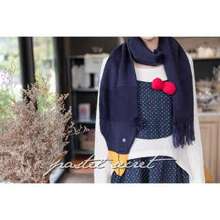 Bird Scarf ผ้าพันคอไหมพรม รูปนก