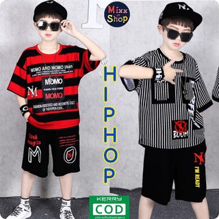 M0139 ชุดฮิพฮอพเด็กชาย ชุดเต้นฮิพฮอพ ชุดฮิปฮอป Hiphop ชุดเซ็ทเด็กผู้ชาย