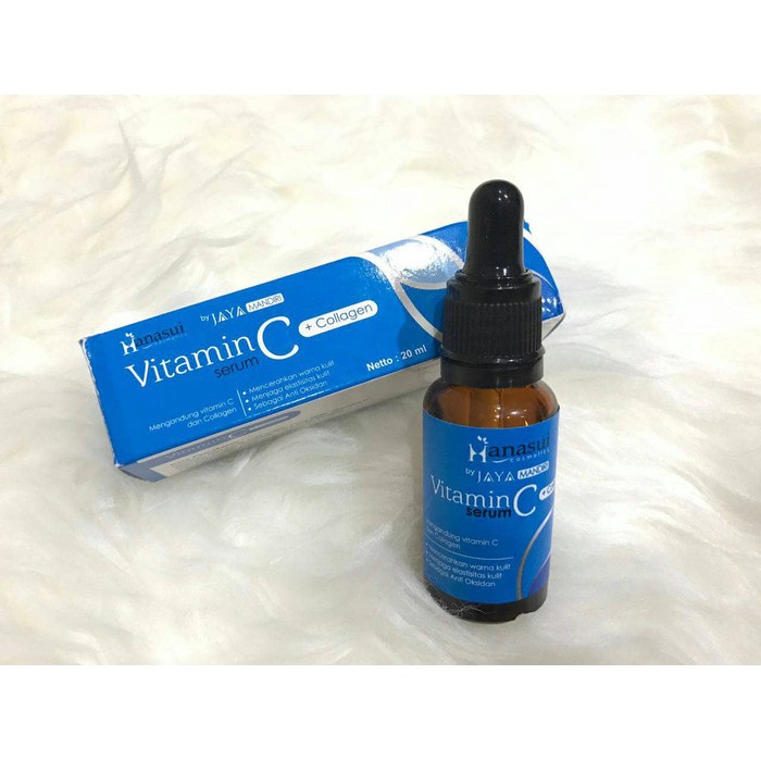 BPOM เซรั่มใหม่ วิตามินซี BLUE + คอลลาเจน Jaya Mandri / Hanasui