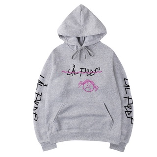 เสื้อกันหนาว มีฮู้ด ผ้าฝ้าย ลาย Lil Peep Love lil.peep sudaderas cry สําหรับผู้ชาย เพาะกาย GT