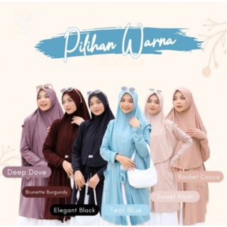 Hijab Outer - Jilbab Cleo Cardigan Jersey Jumbo 2 in 1 | Alvarusy Hij ohab