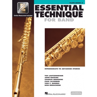 หนังสือเรียนดนตรี ESSENTIAL TECHNIQUE FOR BAND WITH EEI - INTERMEDIATE TO ADVANCED STUDIES Flute