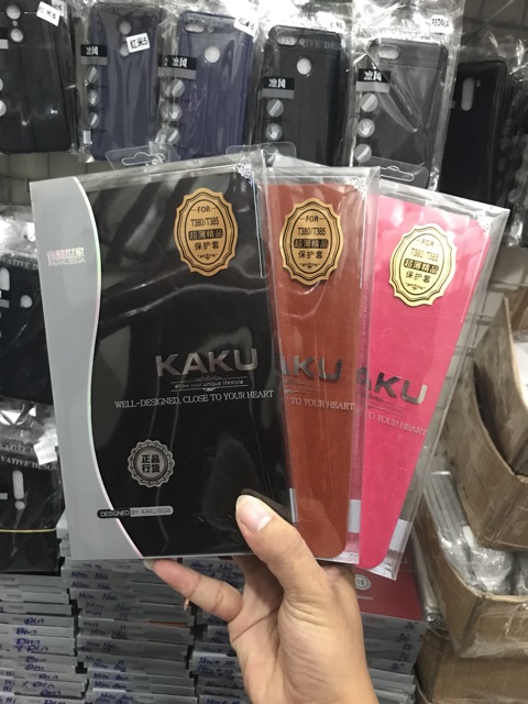Kaku Galaxy tab A 8.0 T380 T385 2017 เคสหนัง - Tab A6 7.0 T280 T285 - A plus 8.0 P205 p200 ของแท้หลา