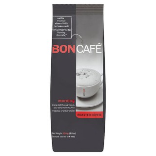 ✨ขายดี✨ บอนกาแฟ มอร์นิ่ง กาแฟแท้ชนิดผง 100% 250กรัม Boncafe Morning Coffee, 100% real powder, 250 grams