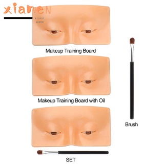 XIANSTORE Gift for beginner eyelash artists The Perfect Aid Silicone Makeup Training Board to Practicing Makeup for Face Eyes Painting Makeup Practice Skin Reusable Lash View Eyelids Practicing Makeup Face Board