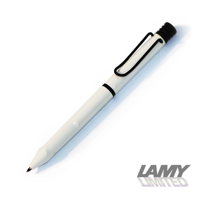 Lamy Safari Twin Pens Alpine White With Black clip (ปากกา-ดินสอลามี่ ด้ามสีขาวคลิปสีดำ)