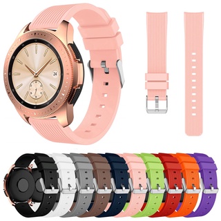 20mm ซิลิโคนนาฬิกาสำหรับ Samsung Galaxy Watch 3 41mm 42mm Galaxy watch active 2 สายคล้องคอสร้อยข้อมือยางสำหรับเกียร์สปอร์ตลายนาฬิกา