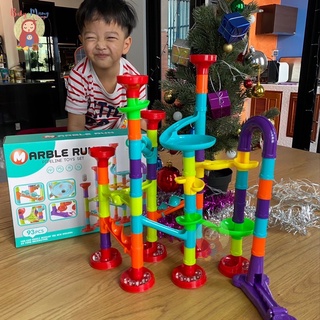 ตัวต่อท่อ รางลูกแก้ว Marble Run จำนวน 93 ชิ้น