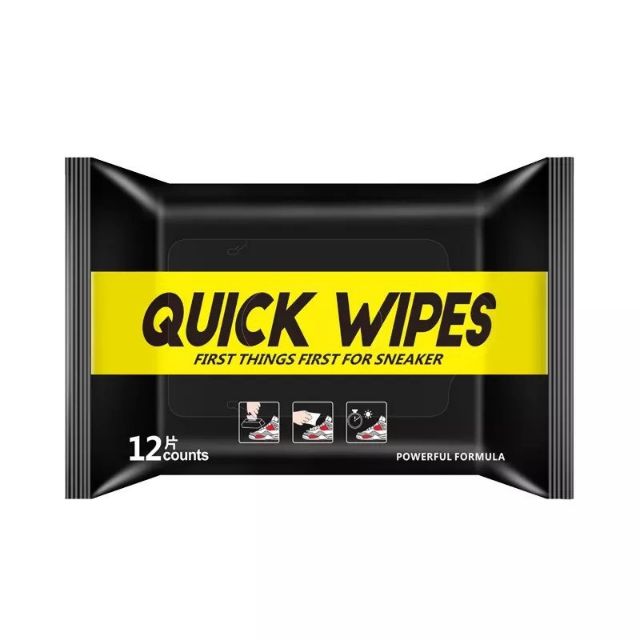 Quickwipes แผ่นเช็ดทำความสะอาดรองเท้า Sneaker cleaner