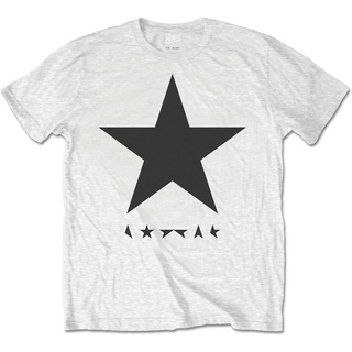 เสื้อยืด พิมพ์ลาย David Bowie Blackstar สีดํา สีขาวS-5XL