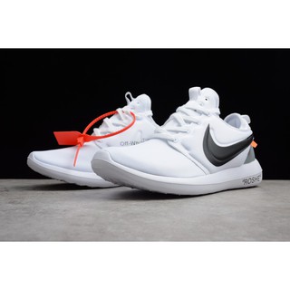 nike roshe run off white