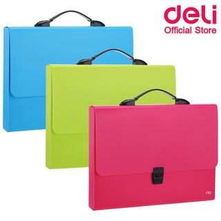 Deli B50002 Accordion bag กระเป๋าเอกสาร A4 (แพ็ค 1 ชิ้น) กระเป๋า กระเป๋าเอกสาร อุปกรณ์สำนักงาน เครื่องเขียน กระเป๋าใส่ของ