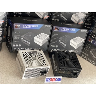 Power Supply XIGMATEK Z-POWER SERIES 600W มือ1 ประกันไทย 5ปี มีสายไฟ cpu 4+4 Pin X2รองรับ dual cpu มีสายไฟ VGA 6+2(8pin)