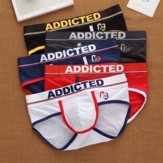 กางเกงในชาย สไตส์ Korean | ยี่ห้อ ADDICTED ของแท้ 100% บ๊อกเซอร์ Boxer คุณภาพดี เกรด A พร้อมส่ง (ADDICTED ทรงสั้น)