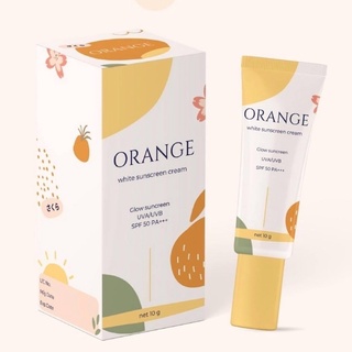 ครีมกันแดดส้ม Orange White SunScreen Cream