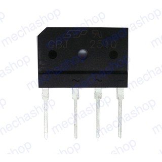 ไดโอด ไดโอดบริดจ์ บริดจ์เรคติไฟร์  Diode Bridge Rectifier GBJ2510&amp;GBJ3510 แบบขาเสียบ