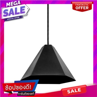 ไฟช่อ BEC MODERN LOBO.BK พลาสติก สีดำ โคมไฟช่อ PENDANT BEC LOBO.BK MODERN PLASTIC BLACK