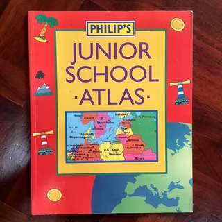 Junior School Atlas หนังสือความรู้ด้านภูมิศาสตร์สำหรับเด็ก