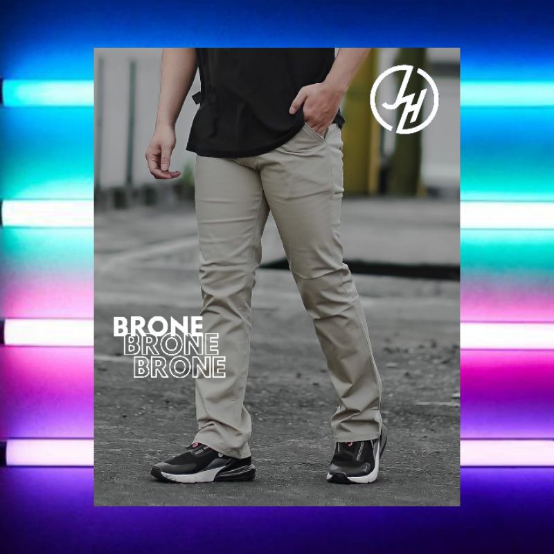 กางเกงชิโน Stright Slim Original BRONE LTD ขายส่ง