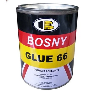 กาวยาง "Bosny" ขนาด 550 มล. ติดงานไม้ หนังสัตว์ หนังเทียม PVC ผ้า โฟร์ไมก้า กาวยาง อเนกประสงค์