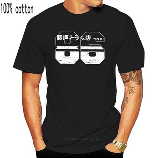 [COD]เสื้อยืดแขนสั้น คอกลม ผ้าฝ้าย พิมพ์ลาย Initial D Fujiwara Tofu Takumi Ae86 สําหรับผู้ชาย