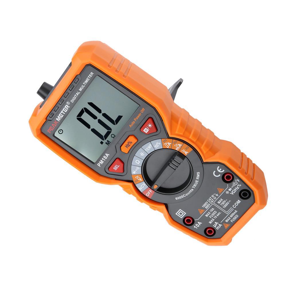 เครื่องทดสอบแรงดันไฟฟ้าแบบพกพา PEAKMETER PM 18A