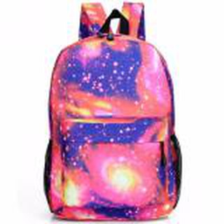 BeeStyle เป้สะพายหลัง กระเป๋าผู้หญิง backpack รุ่น Galaxy - สีชมพู