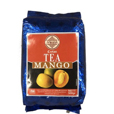 Mlesna Mango Tea big bag 500g มาเลสน่า ชาดำกลิ่น มะม่วง ชนิดถุงใหญ่ 500กรัม