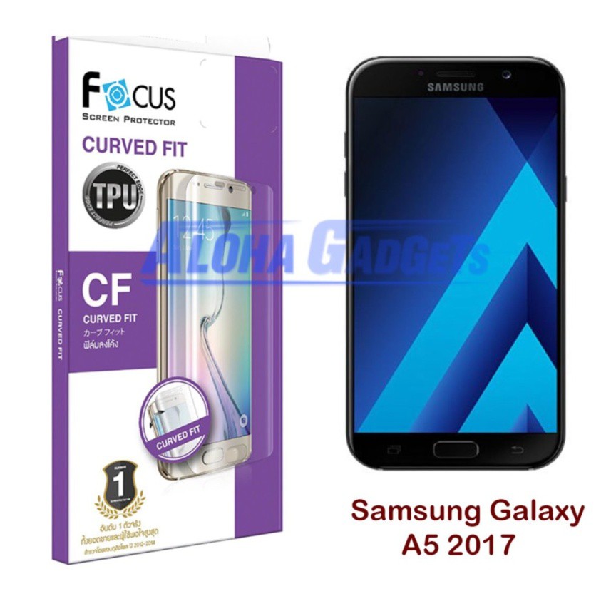 Focus ฟิล์มโค้งลงเต็มหน้าจอ Samsung Galaxy A5 2017 (Curve Fit TPU)