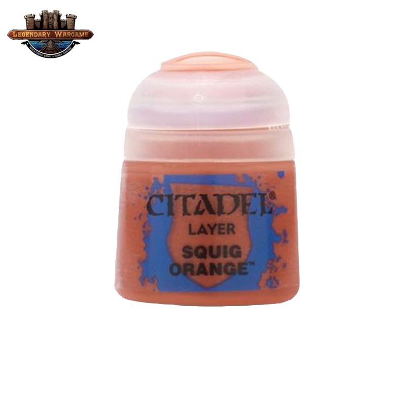[P360พร้อมส่ง] Citadel : LAYER: SQUIG ORANGE (12ML) สีอะคริลิคสำหรับทาโมเดล