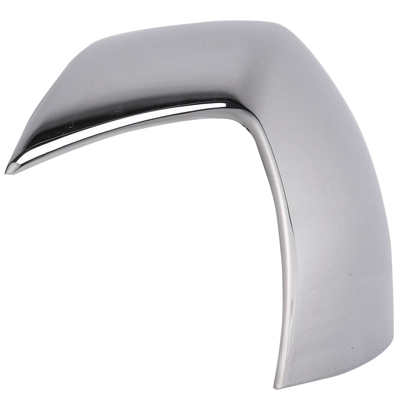 ∈1 Pair Rear View Mirror Cover ABS Plastic Car Side Mirror Cover Chrome